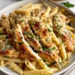 Garlic Parmesan Chicken and Pasta