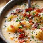 soup with bacon