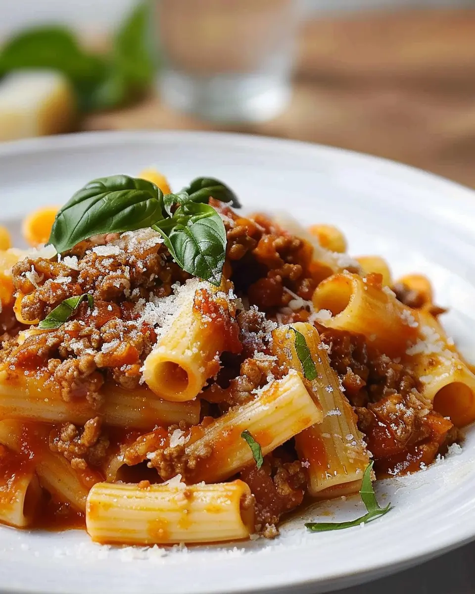 Simple Bolognese with Turkey Bacon: A Comforting Family Favorite