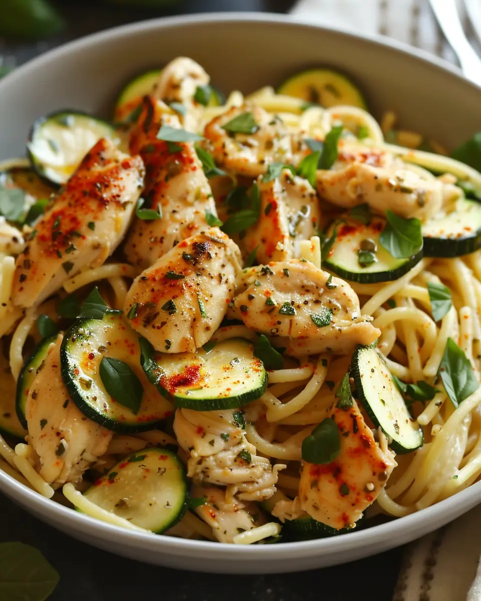 Chicken and Zucchini Pasta: Easy Recipe for a Healthy Dinner