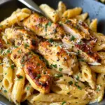 Garlic Parmesan Chicken and Pasta