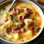 Spanish Potato Soup with Chorizo