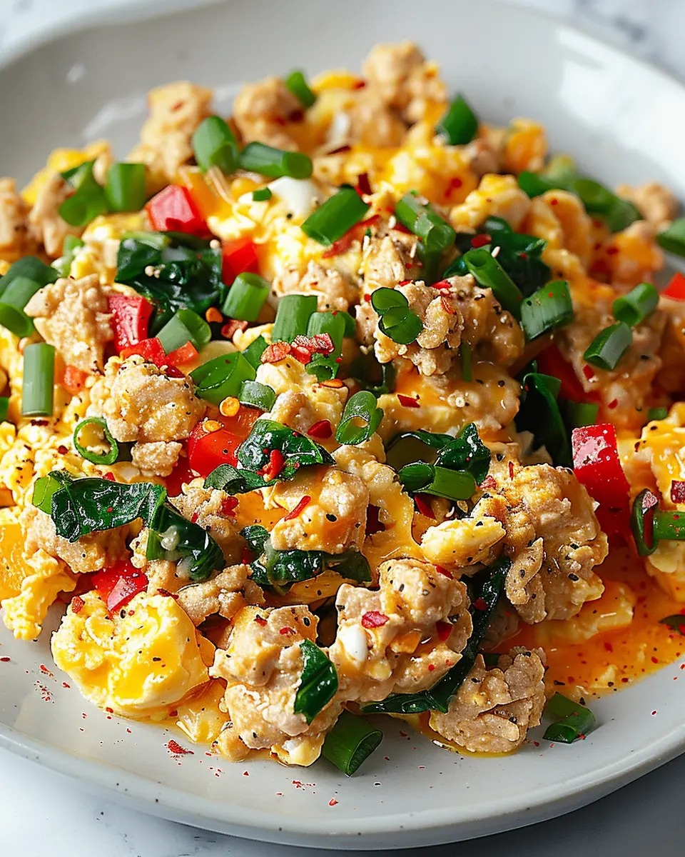 Turkey &amp; Egg White Scramble: A Healthy and Hearty Morning Boost