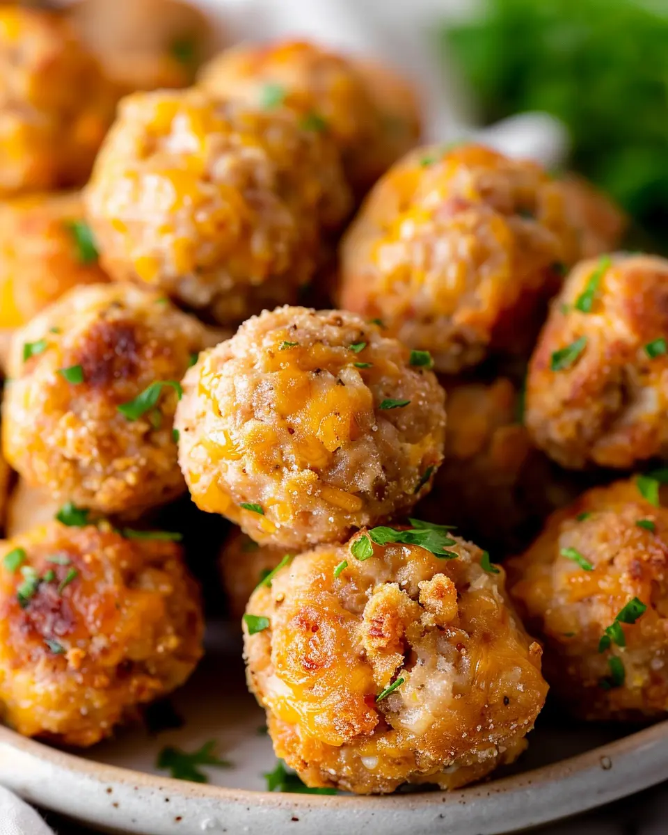 Sausage Balls: Easy Beef &amp; Turkey Bacon Bites Everyone Will Love