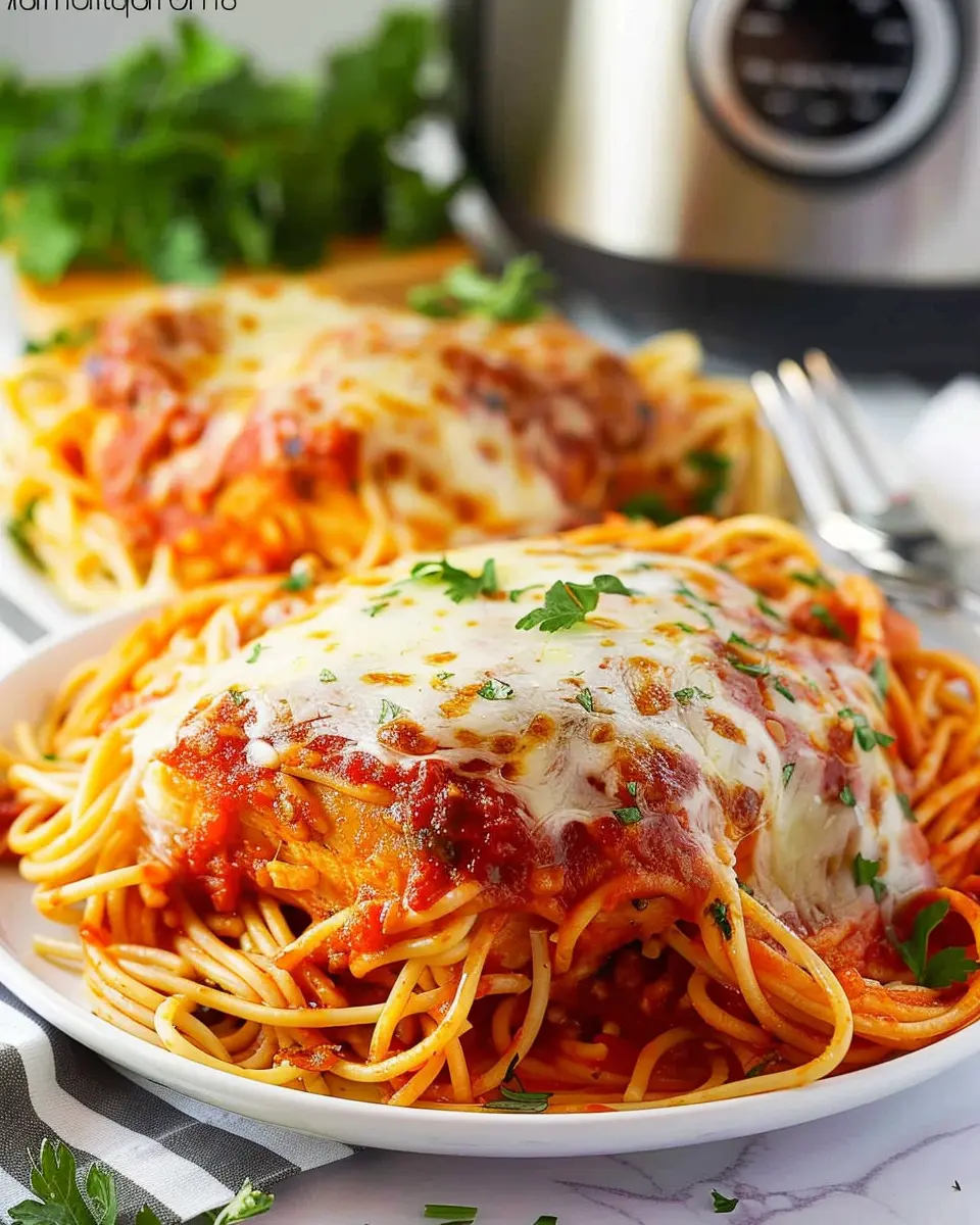Crock Pot Chicken Parmesan: Easy, Cheesy Comfort Food Delight