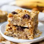 Banana Oatmeal Bars
