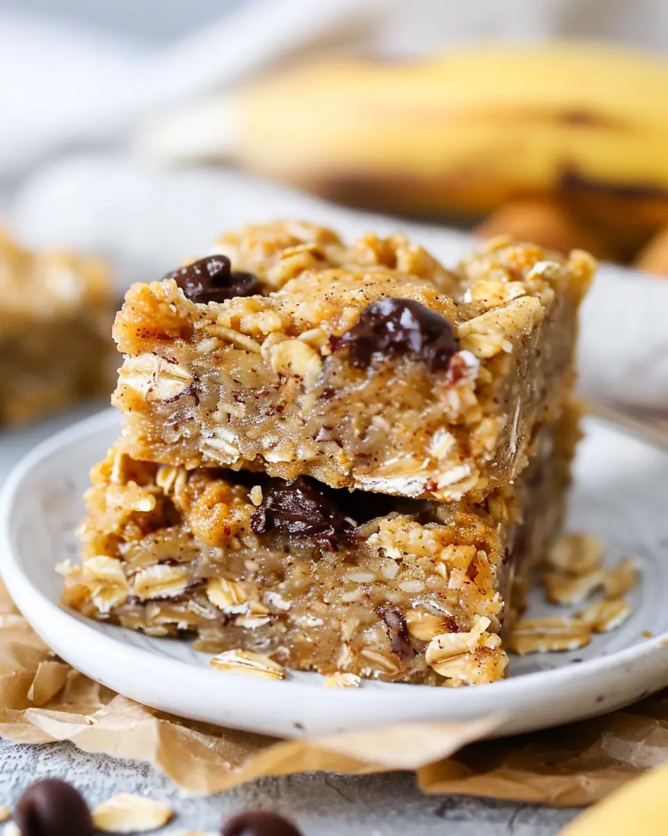 Banana Oatmeal Bars
