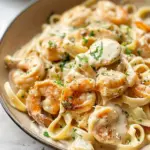 Cajun Chicken and Shrimp Alfredo