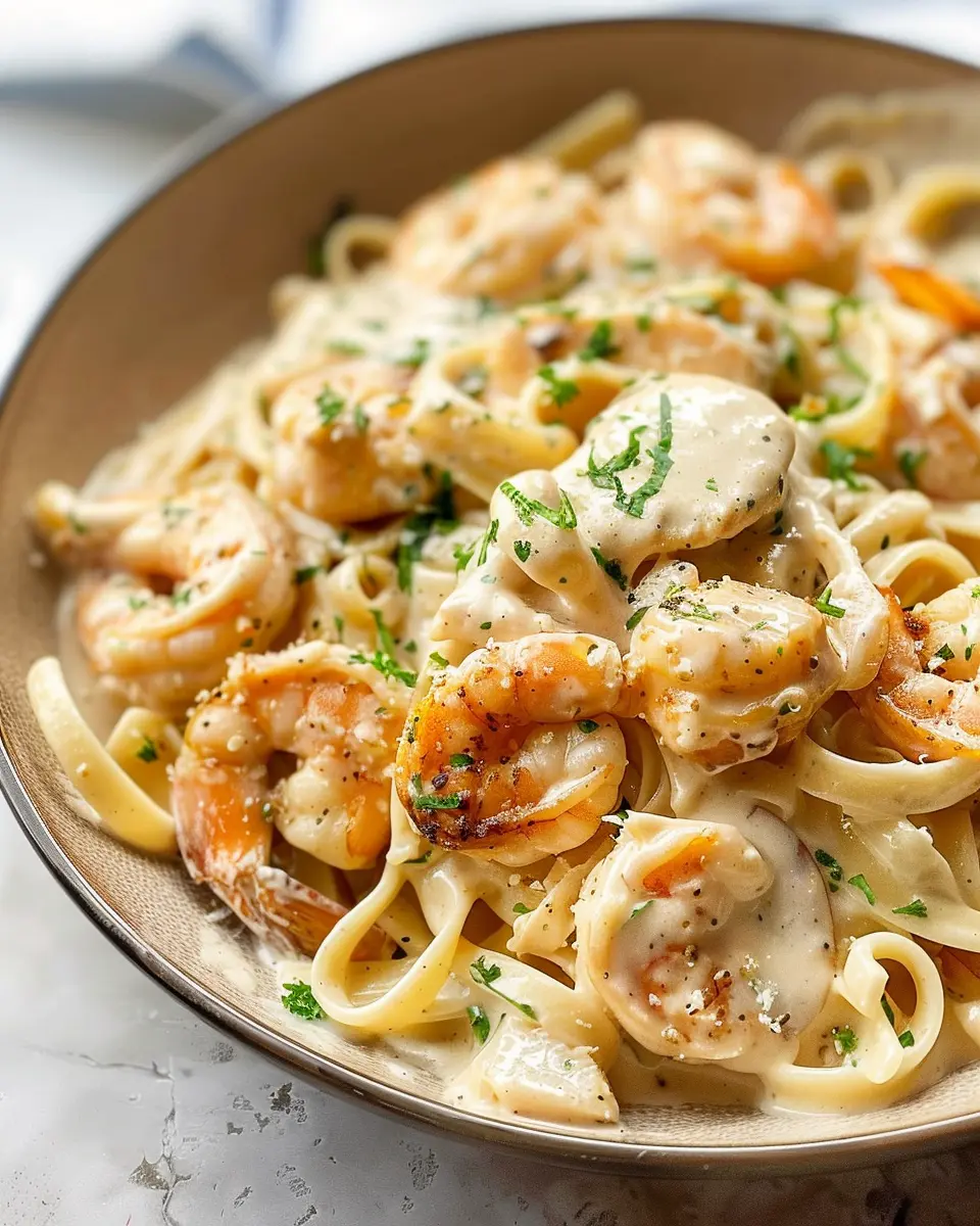 Cajun Chicken and Shrimp Alfredo: Indulgent Comfort Food Recipe