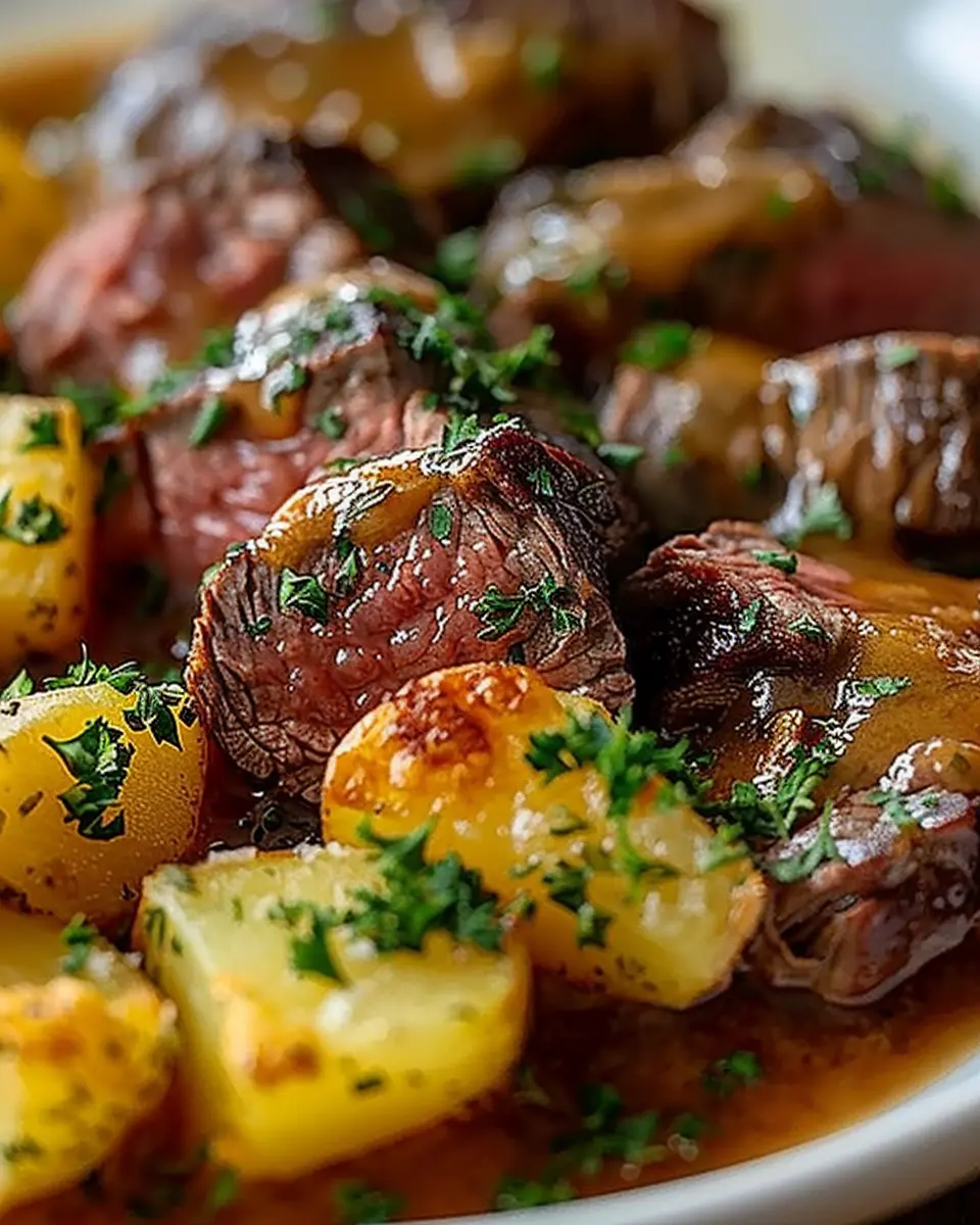 Slow Cooker Steak Cheddar Potato: A Cozy and Easy Delight