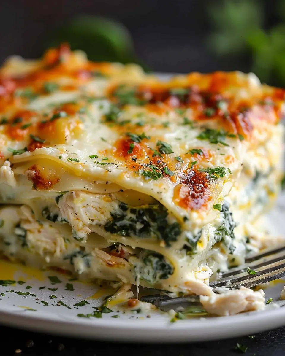 Chicken and Spinach Lasagna: Easy Comfort Food Delight
