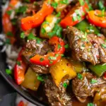 Crock Pot Pepper Steak