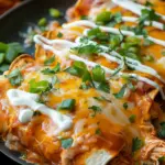 Buffalo Chicken Enchiladas