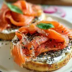 Smoked Salmon Bagel Plate