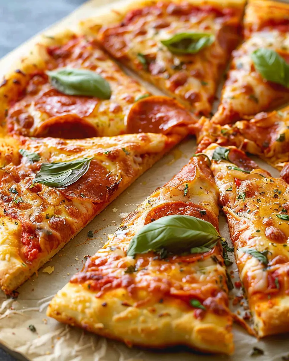 Delicious Pizza: Indulgent Turkey Bacon and Chicken Ham Delight