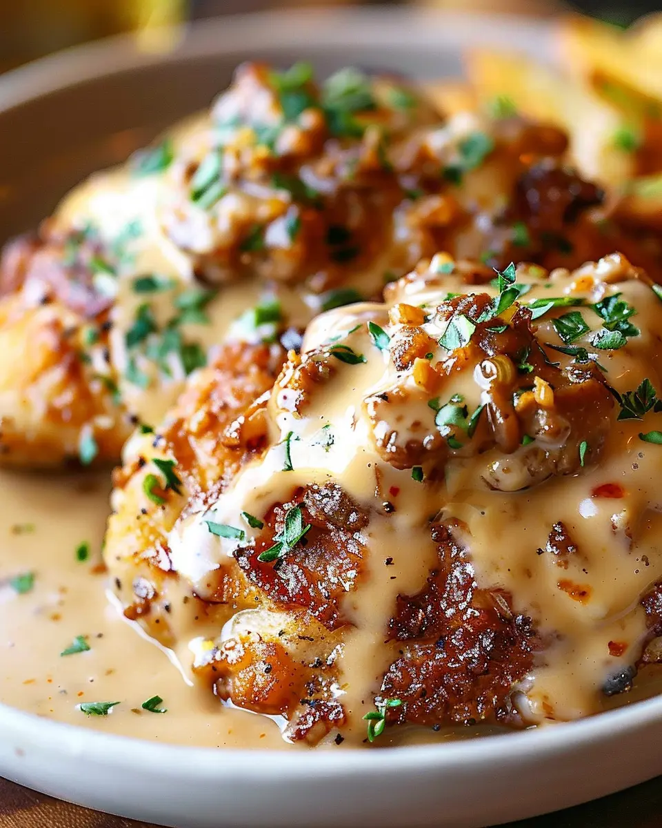 Texas Roadhouse Smothered Chicken: Easy Recipe with Turkey Bacon