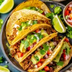 CRISPY BAKED GROUND BEEF TACOS