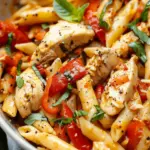 Chicken and Roasted Red Pepper Pasta