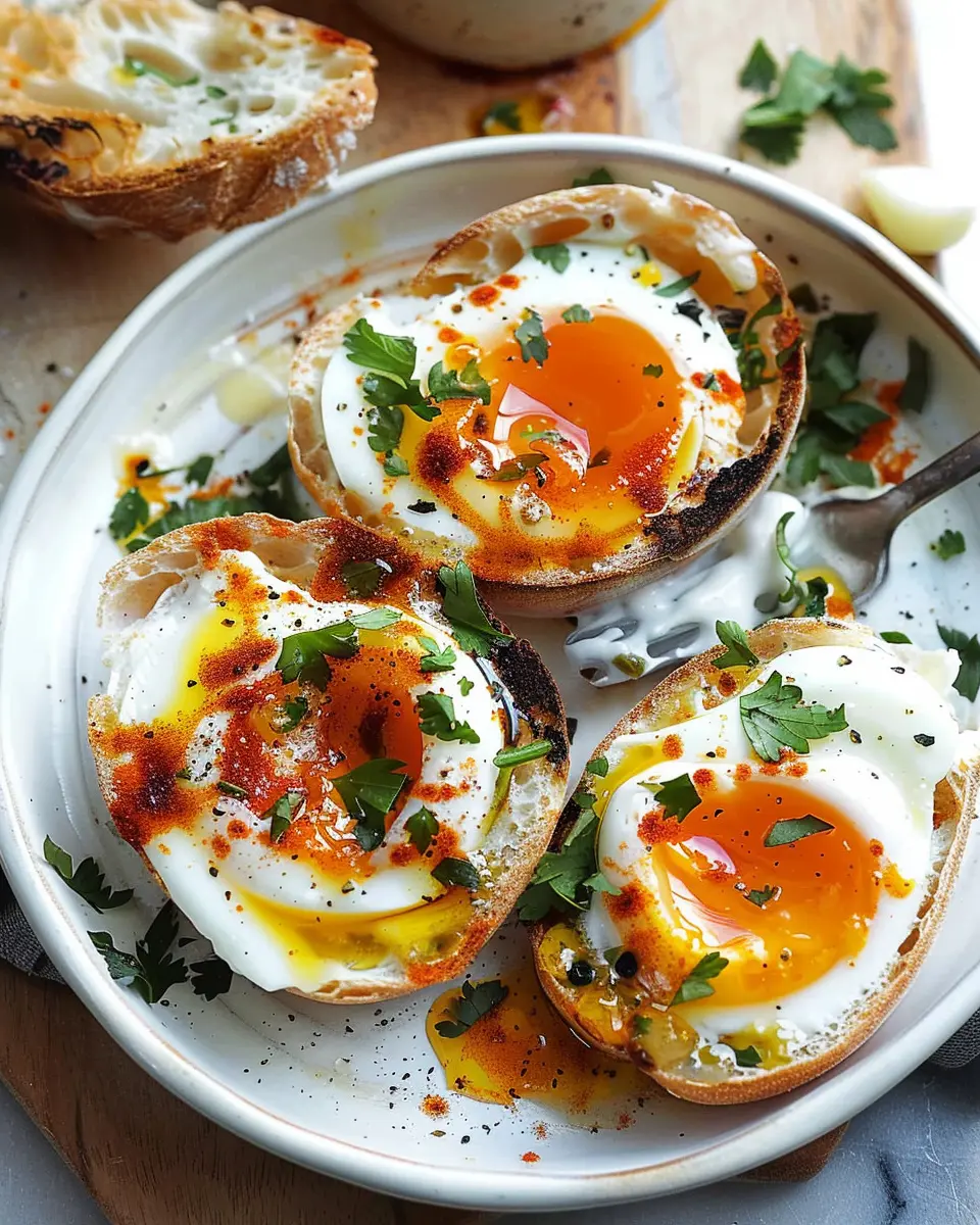 Jammy Eggs with Chili Butter and Garlic Yogurt: A Best-Ever Recipe