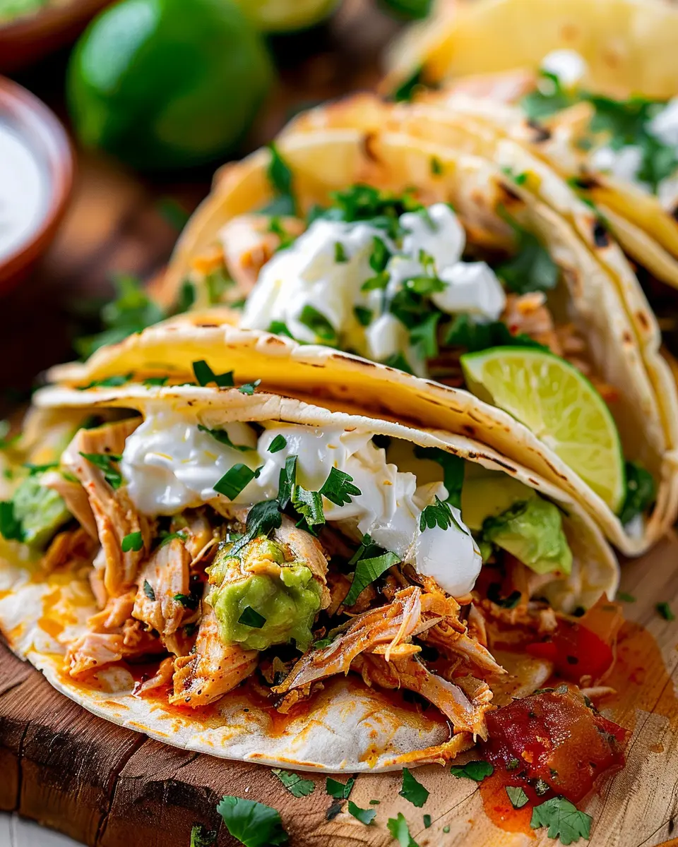 Crockpot Chicken Tacos: Easy, Flavor-Packed Family Dinner