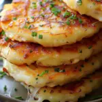 Potato and Onion Cheese Pancakes