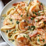 Creamy Tuscan Shrimp Linguine