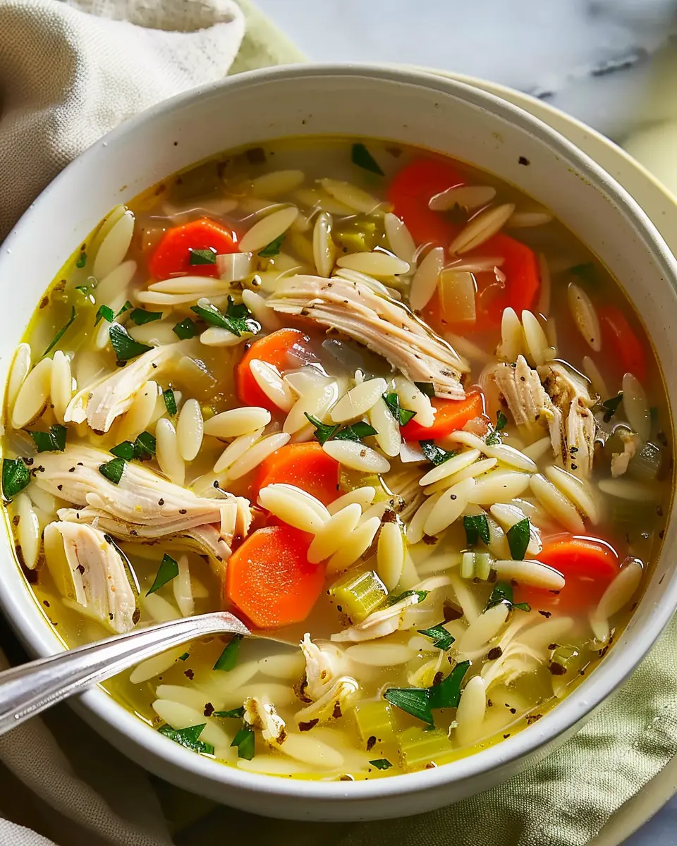 Chicken Orzo Soup: A Warm, Comforting Bowl of Flavor