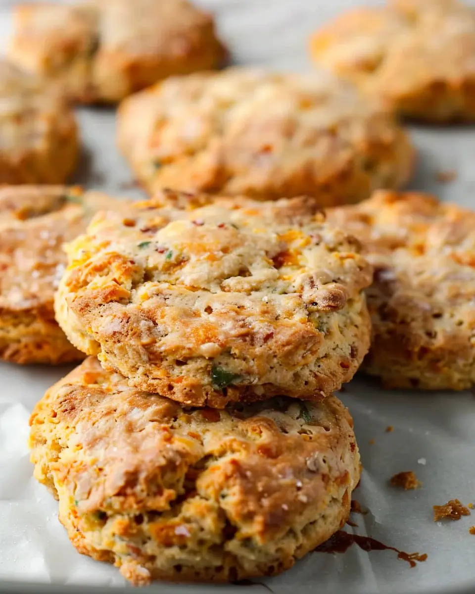 The Best Breakfast Protein Biscuits Recipe with Turkey Bacon Delight