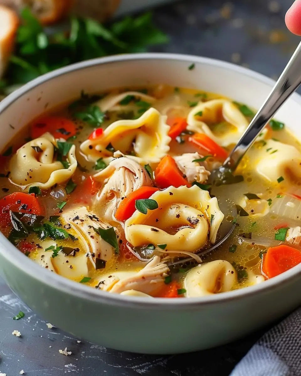 Chicken Tortellini Soup: A Cozy, Indulgent Recipe for Chilly Nights