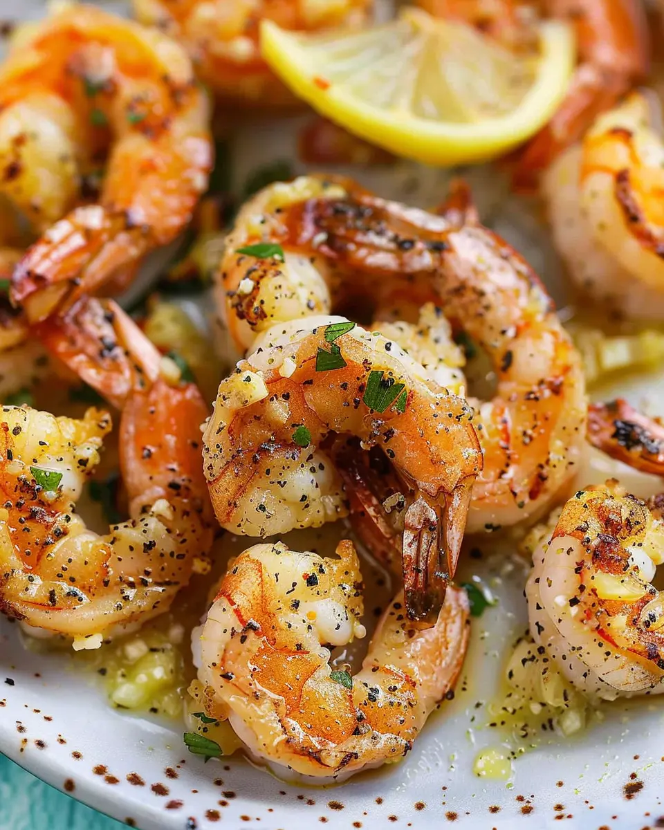 Grilled Shrimp with Garlic and Parmesan: A Juicy Delight at Home