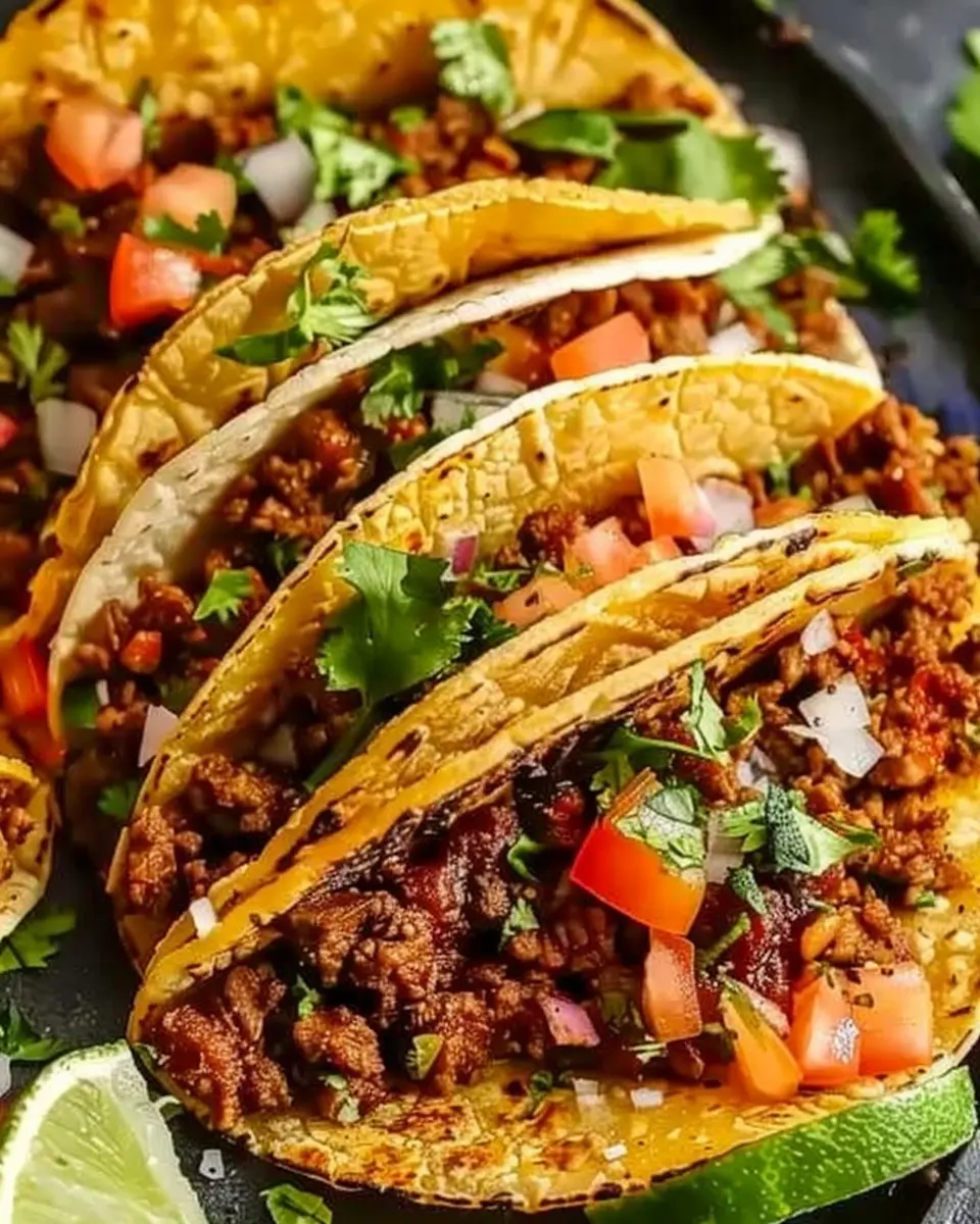 Crispy Baked Ground Beef Tacos: Easy Homemade Delight for All