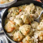 Easy Chicken and Dumplings with Biscuits