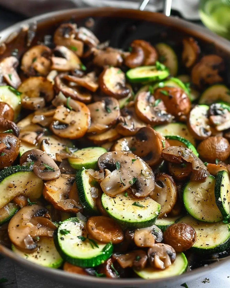 15-Minute Skillet Zucchini and Mushrooms for a Quick, Healthy Meal