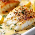Tasty Baked Cod In Coconut Lemon Cream Sauce Recipe