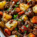 Saucy Beef and Vegetable Casserole