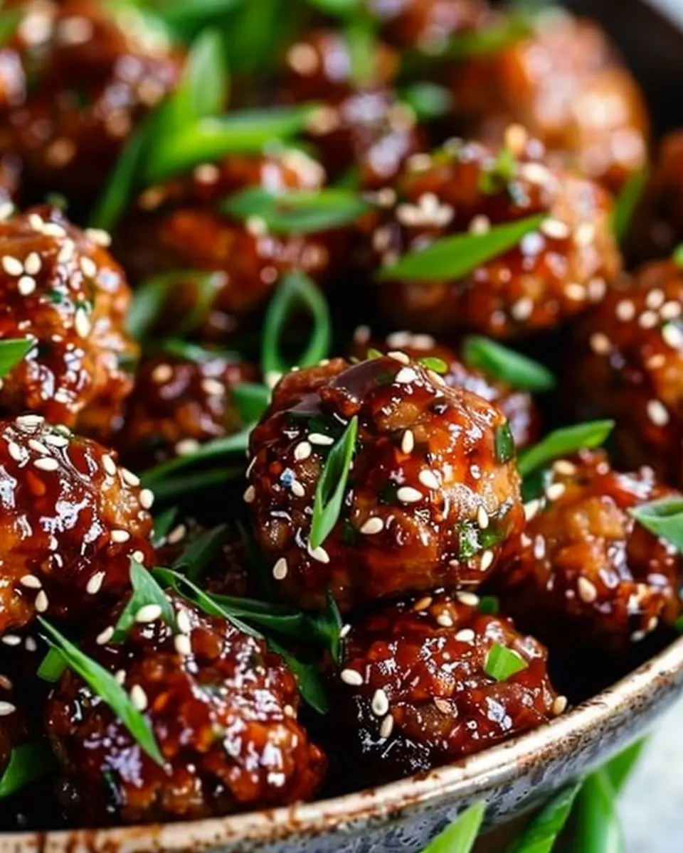 Mongolian Meatballs: Juicy Beef Balls in a Savory Sauce