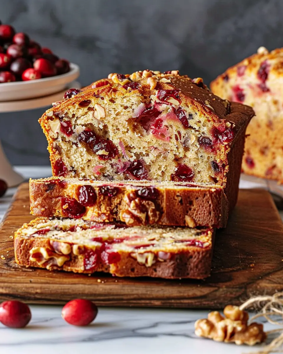 Cranberry Walnut Bread: Easy Recipe for a Cozy Homemade Treat