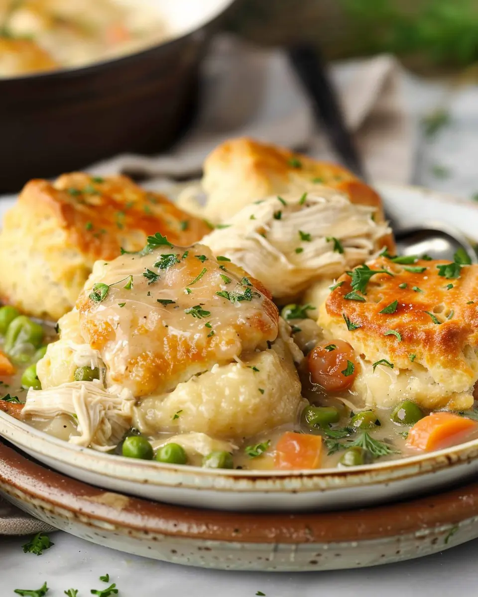 Chicken &amp; Dumplings with Biscuits: Easy Comfort for Every Home