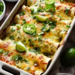 Easy Green Chicken Enchiladas