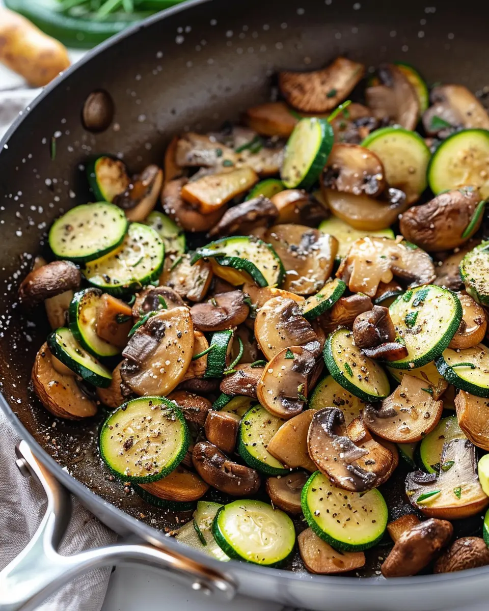 15-Minute Skillet Zucchini and Mushrooms for Easy Weeknight Meals
