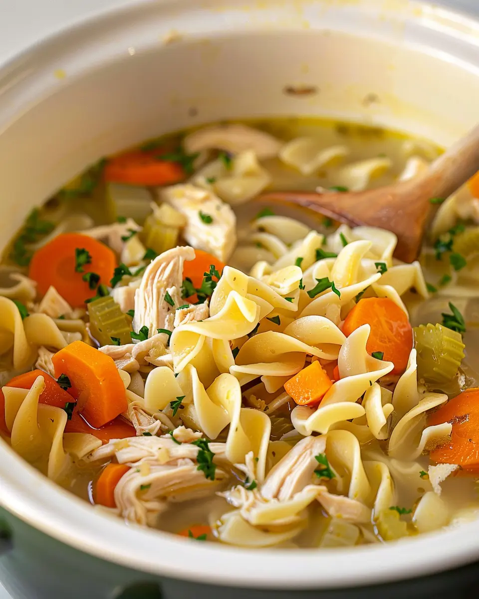 Crockpot Chicken Noodle Soup: Easy Comfort in Every Bowl