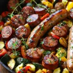 Sausage and Veggies Skillet