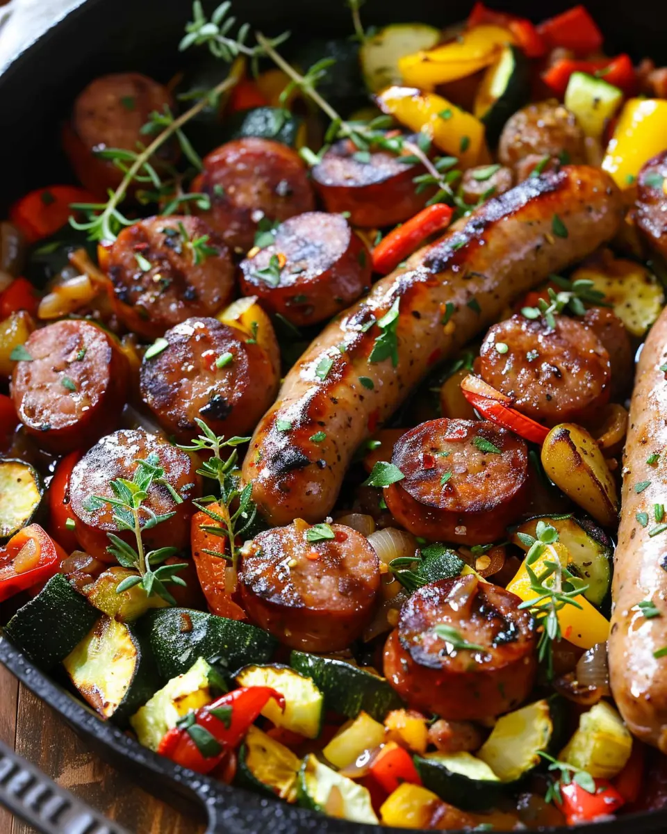 Sausage and Veggies Skillet: Easy Comfort Food for Every Home Chef