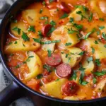 Spanish Potato and Chorizo Soup
