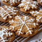 Maple-Glazed Soft Gingerbread Cookies