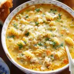 Creamy Chicken Parmesan Pasta Soup