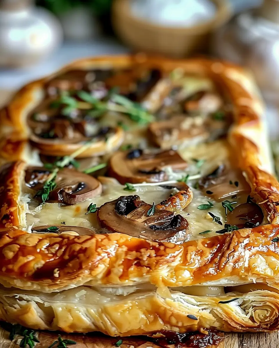 Savory Mushroom and Gruyère Puff Pastry Braid: Easy Comfort Food