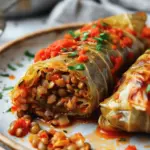 Lentil & Rice Vegan Cabbage Rolls