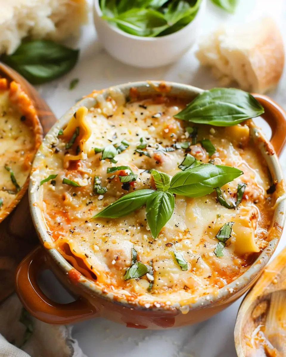 Easy Creamy Lasagna Soup: A Comforting Twist with Turkey Bacon