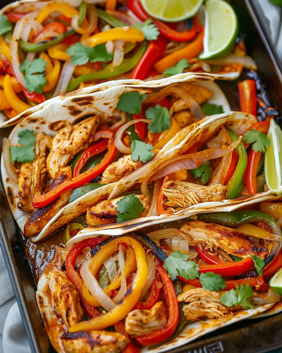 Sheet Pan Chicken Fajitas: Easy, Flavorful, and Family-Friendly